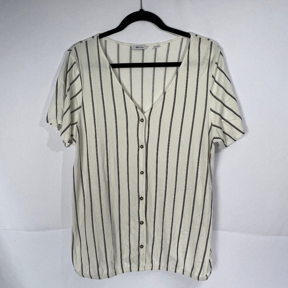 Reitmans Striped Tee, Size XL